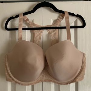 Paramour Carolina Seamless Plunge Bra 42G Nude
